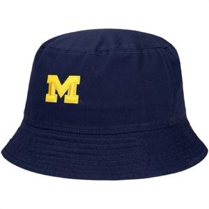 Adult Unisex Nike Michigan Wolverines Core Bucket Hat Maize Blue